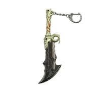 SLLOPL GOW Leviathan Axe Keyring Blades of Chaos Keyring Gifts for Men Teenager Game Fan Cosplay, Style-13, L
