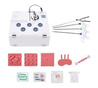 SLLSAGE Laparoscopic Simulator 1080P HD Endoscope, Manual Focus, 8-LED, 9 Training Modules, Foldable Box - Laparoscopic Skills Training(Size:30° Lens)