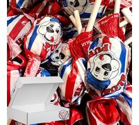 Sllush Puppiie Tongue Painter Lollipops 10g - Blue raspberry & Cherry flavour lollipops (20 x lollies)