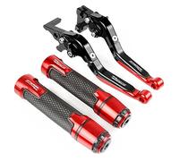 SLMPXSGH for CBR 600RR 2007-2015 2016 2017 2018 Motorcycle Brake Clutch Levers Handlebar Grip(Red)
