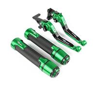 SLMPXSGH for Yamaha Tracer 700GT 2015 2016 2017 2018 2019 2020 Motorcycle Brake Clutch Levers Handlebar Handle Grip(Green)
