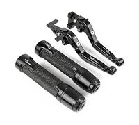 SLMPXSGH for Yamaha Tracer 700GT 2015 2016 2017 2018 2019 2020 Motorcycle Brake Clutch Levers Handlebar Handle Grip(Black)