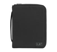 SLNT Essentials Tech Organizer with Faraday Tablet Sleeve & RFID-blocking Pocket - Signal-shielding Storage Case for Tablet & Accessories, Passport, Credit Cards - Lockable D-ring, Water-resistant