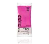 Slo Milkshake+ High Protein Pre-Thickened Nutritional Nutri Drink for Dysphagia - High Calorie Boost - IDDSI Level 3 - Vegetarian, Halal, Kosher (28 Sachets, Strawberry IDDSI 3)