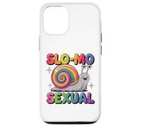 Slo Mo Sexual Funny LGBTQ Snail Sayings Case for iPhone 12/12 Pro
