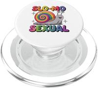 Slo Mo Sexual Funny LGBTQ Snail Sayings PopSockets PopGrip for MagSafe