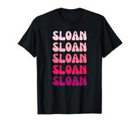 Sloan First Name Minimalist Design T-Shirt
