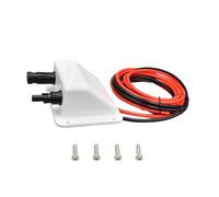 Slocable Solar Entry Gland 3.28ft, Waterproof Double Cable 10AWG for All Solar Cable Types, UV Resistance Dual Cable Entry Housing for Solar Project on RV, Boat, Camper