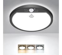 slochi 1Pack Motion Sensor Light Indoor Wired, 12 Inch 3000K/4000K/6500K Closet Lights Motion Sensored, 24W 2400LM Flush Mount Ceiling Light for Hallway Pantry Stairwell Porch