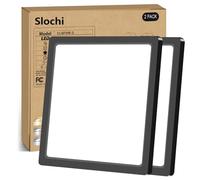 slochi 2Pack LED Ceiling Light, 3000K/4000K/6500K 3 Color Temperature, IP54 Waterproof Bathroom Light, Modern Square LED Ceiling Lamp for Bedroom, Kitchen, Hallway, Outside Porch and MoreØ29CM