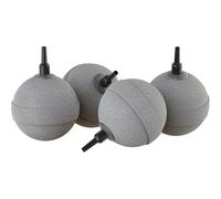 SLOCME 2" Aquarium Air Stone Balls, 4 Pack - Fine Bubble Aerator Oxygen Diffusers for Fish Tanks, Hydroponics, Ponds & DWC Systems