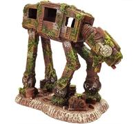 SLOCME Aquarium At-At Imperial Walker All Terrain Armored Transport Decorations - Fish Tank Resin Robot Betta Fish Hide Cave Ornament