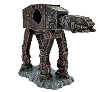 SLOCME Aquarium At-At Imperial Walker Decorations - Fish Tank Tropical Betta Fish Hideouts Cave Ornament
