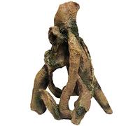 SLOCME Aquarium Resin Wood Trunk Ornament - Lifelike Driftwood Decor,Betta Fish or Other Pets Can Swim Through The Branches