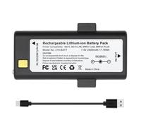 SLODA M210/BMP21 Printer Battery replacement for Brady M210,M210-LAB,BMP21-LAB,BMP21-PLUS with Charge cable (7.4V 2400mAh)