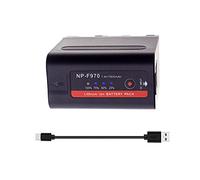 SLODA NP-F970 NP-F980 Replacement Battery for Digital Video Compatible with Sony DCR-VX2100, DSR-PD150, DSR-PD170, FDR-AX1, HDR-FX1, HDR-FX7, HDR-AX2000(1 Pack 7800mAh)