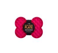 Slodog Pink Flat Bowl 35cm- Slow Dog Feeder
