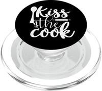 Slogan for Cooks - Kiss The Cook PopSockets PopGrip for MagSafe