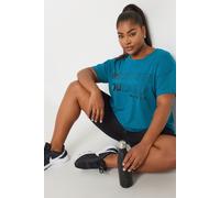 Slogan Print Top Yours Blue 16