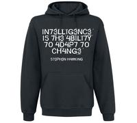 Slogans Intelligence Is The Ability To Adapt To Change Hoodie black XXL