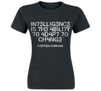 Slogans Intelligence Is The Ability To Adapt To Change T-Shirt black M