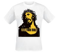 Slogans Kill Your Idols (Band) T-Shirt white L