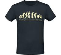 Slogans Something, somewhere went terribly wrong T-Shirt black M