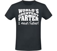 Slogans World`s Greatest Farter T-Shirt black M