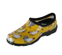 Sloggers Women's Chicken Print Short Rain and Garden Shoes