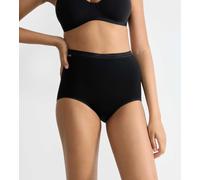 Sloggi 10007656 Basic Maxi Brief 3 Pk 95% Cotton Black