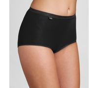Sloggi 10028378 Basic + Maxi Brief 4 Pk 95% Cotton Black