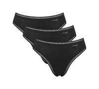 Sloggi 10219672 Go Crush High Leg Brief 3 Pack Black