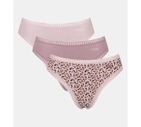 Sloggi High Leg Briefs GO Crush C3P – 3 Pack, 95% Organic Cotton – Multiple Colours L