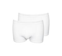 Sloggi Mens Basic Short 2p Boxer Briefs, White, 40 Mens UK