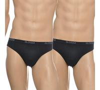 Sloggi Men's Basic Mini Briefs 2P, Black, Small (Manufacturer Size: 32)
