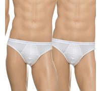 (L) 2-Pack Basic Men's Mini Briefs, White