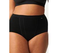 Sloggi 2 Pack Control Maxi Brief - Black, Black, Size 26, Women Black