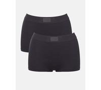 Sloggi 2 Pack Double Comfort High Rise Shorts Black