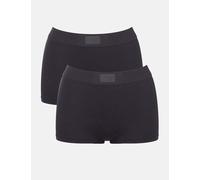 Sloggi 2 Pack Double Comfort High Rise Shorts Black