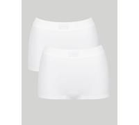 Sloggi 2 Pack Double Comfort High Rise Shorts White