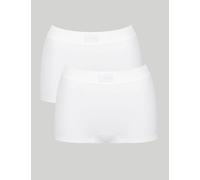 Sloggi 2 Pack Double Comfort High Rise Shorts White