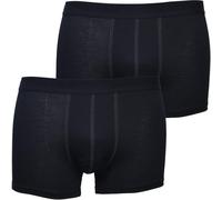 Sloggi Men's 24/7 2P Plain Boxer Shorts, Black, Small (Manufacturer Size:32)