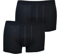 sloggi men 24/7 2P Plain Boxer Shorts, Black, Medium (Manufacturer Size:34)