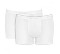 Sloggi Men's 24/7 2P Plain Boxer Shorts, White, Large (Manufacturer Size:36)