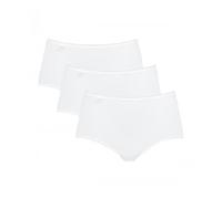 24/7 Cotton Lace Midi 3 Pack Briefs Sloggi White 20