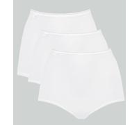 Sloggi Women's 24/7 Cotton Maxi C3P Briefs - White - 3 Pack - Size 4XL