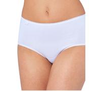 Sloggi Womens 24/7 Cotton Midi 3 Pack Briefs - White - Size Medium