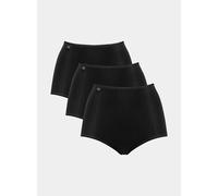 Sloggi Women's 24/7 Microfibre Maxi Briefs Pack of 3 Black