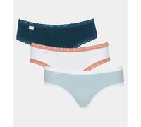 Sloggi 24/7 Weekend Hipster Knickers 3 Pack Cotton Briefs 10198269 - RRP £21