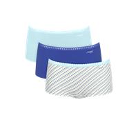 Sloggi 3 Pack GO Crush Cotton Rich Shorts Light Blue